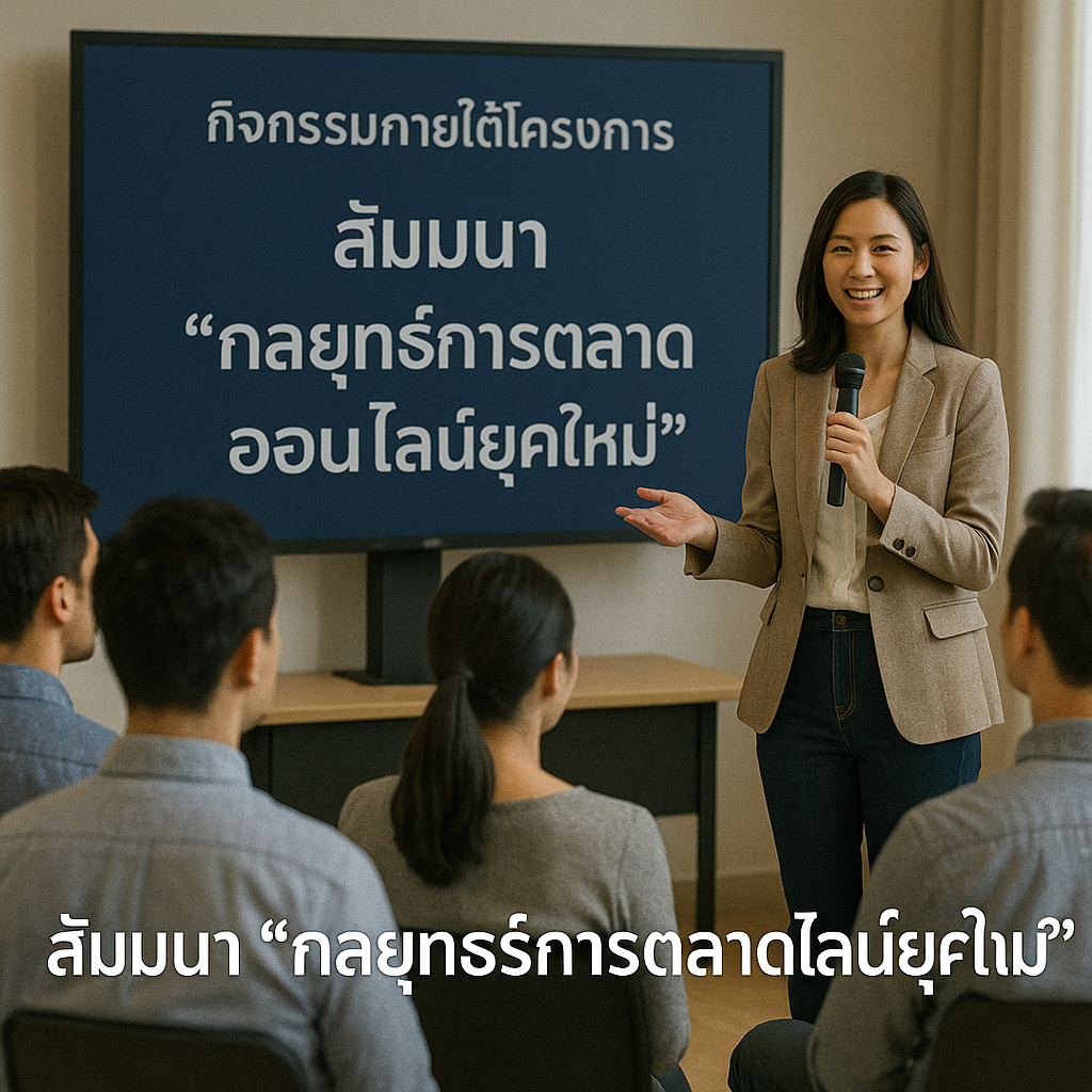 สัมมนา “กลยุทธ์การตลาดออนไลน์ยุคใหม่”